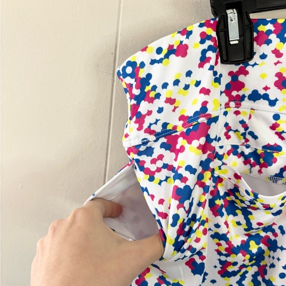 Ben Hogan Women's Geo Print Culotte Skirt skort performance XXL New - Picture 3 of 6